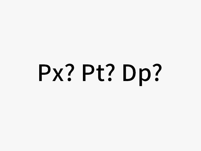 Adobe XD中的单位既不是Px也不是Pt和Dp